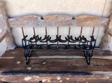 Load image into Gallery viewer, Black Horseshoe Boot Rack- 6 Pairs of Boots