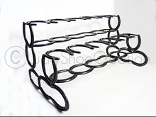 Load image into Gallery viewer, Black Horseshoe Boot Rack- 6 Pairs of Boots