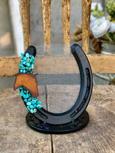 Load image into Gallery viewer, Rustic Horseshoe Earring Holder