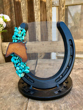 Load image into Gallery viewer, Rustic Horseshoe Earring Holder