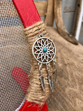 Load image into Gallery viewer, Red Horseshoe Earring Holder