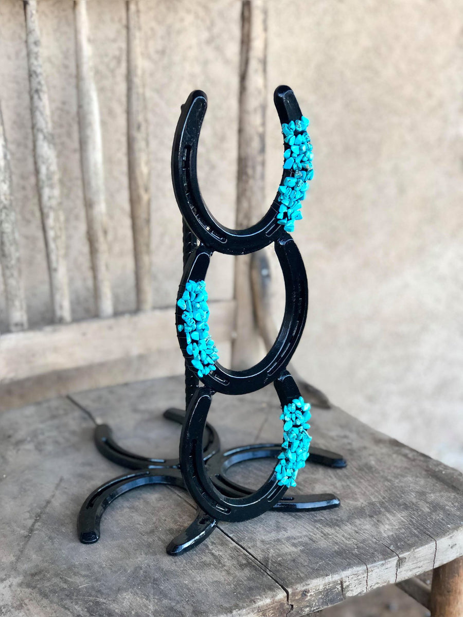 Turquoise Paper Towel Holder – Lucky Shoe Creations