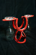 Load image into Gallery viewer, Red One Bottle Wine Rack
