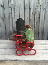 Load image into Gallery viewer, Horseshoe Boot Rack- 6 Pairs of Boots