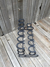 Load image into Gallery viewer, Black Horseshoe Boot Rack- 6 Pairs of Boots