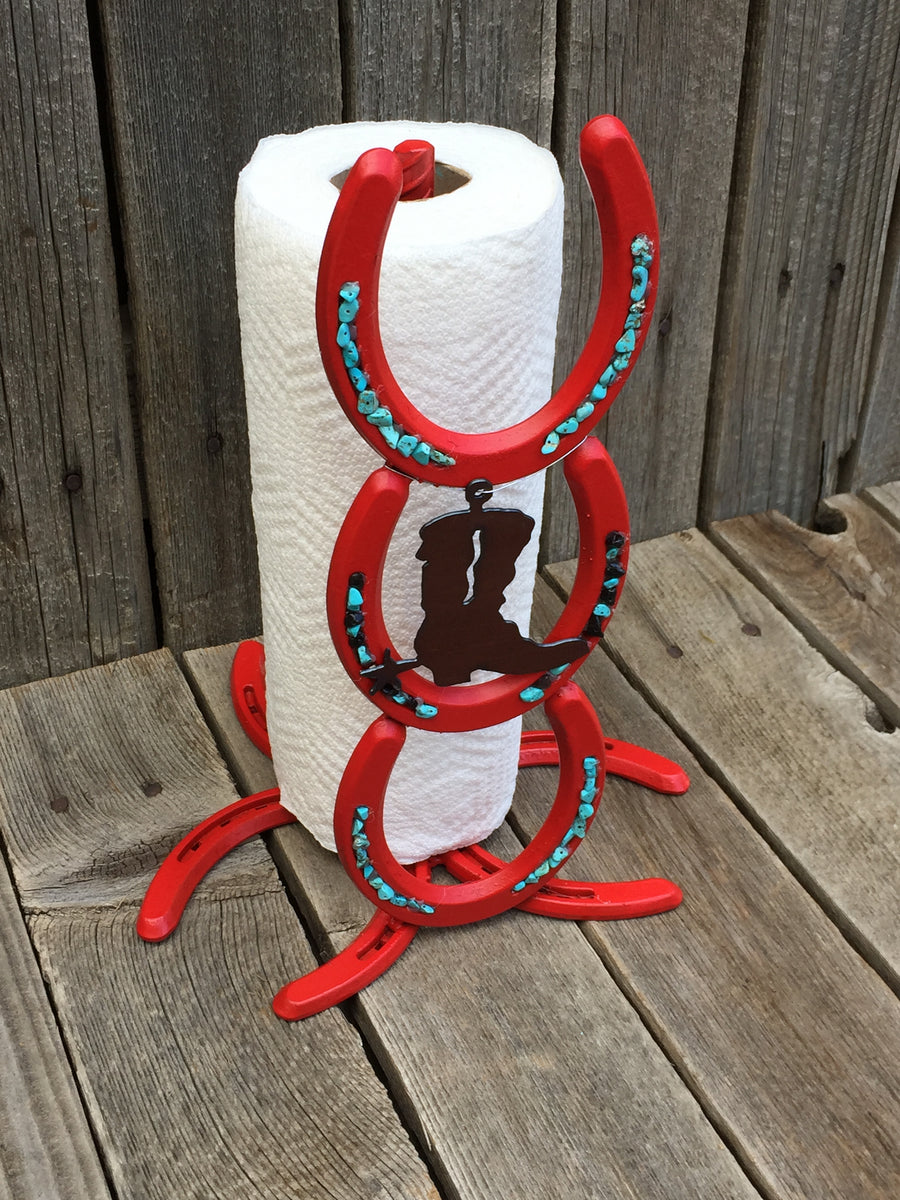 Horseshoe Paper Towel Holder – Lucky Shoe Creations