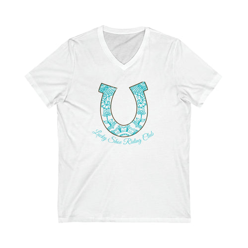 Unisex Jersey Short Sleeve V-Neck Tee