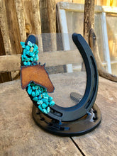 Load image into Gallery viewer, Rustic Horseshoe Earring Holder