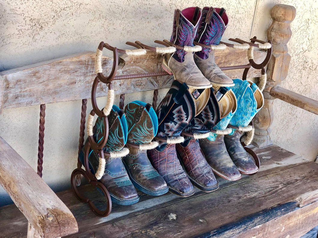 Horseshoe Boot Rack – Lucky Shoe Creations