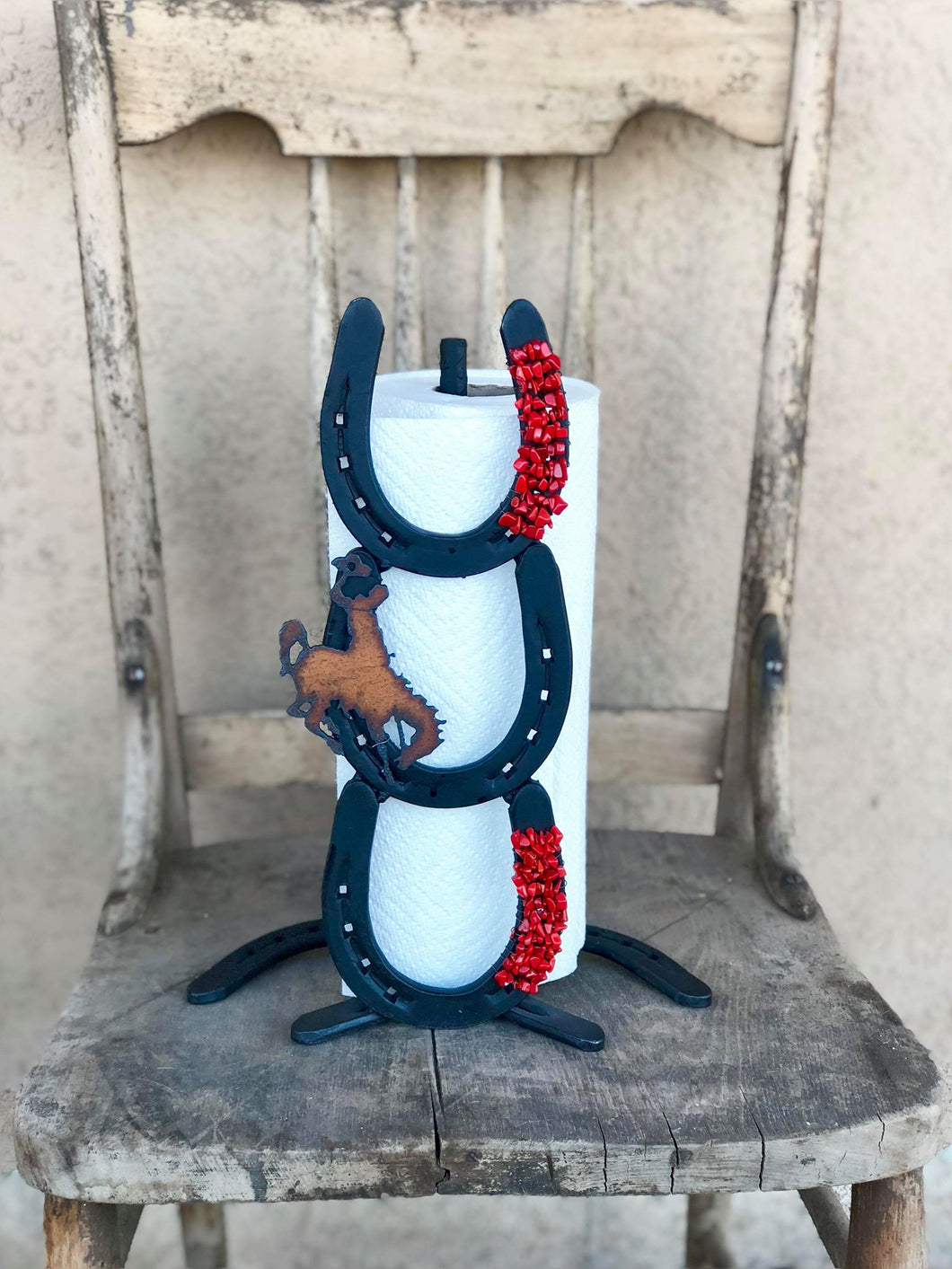 Horseshoe Paper Towel Holder