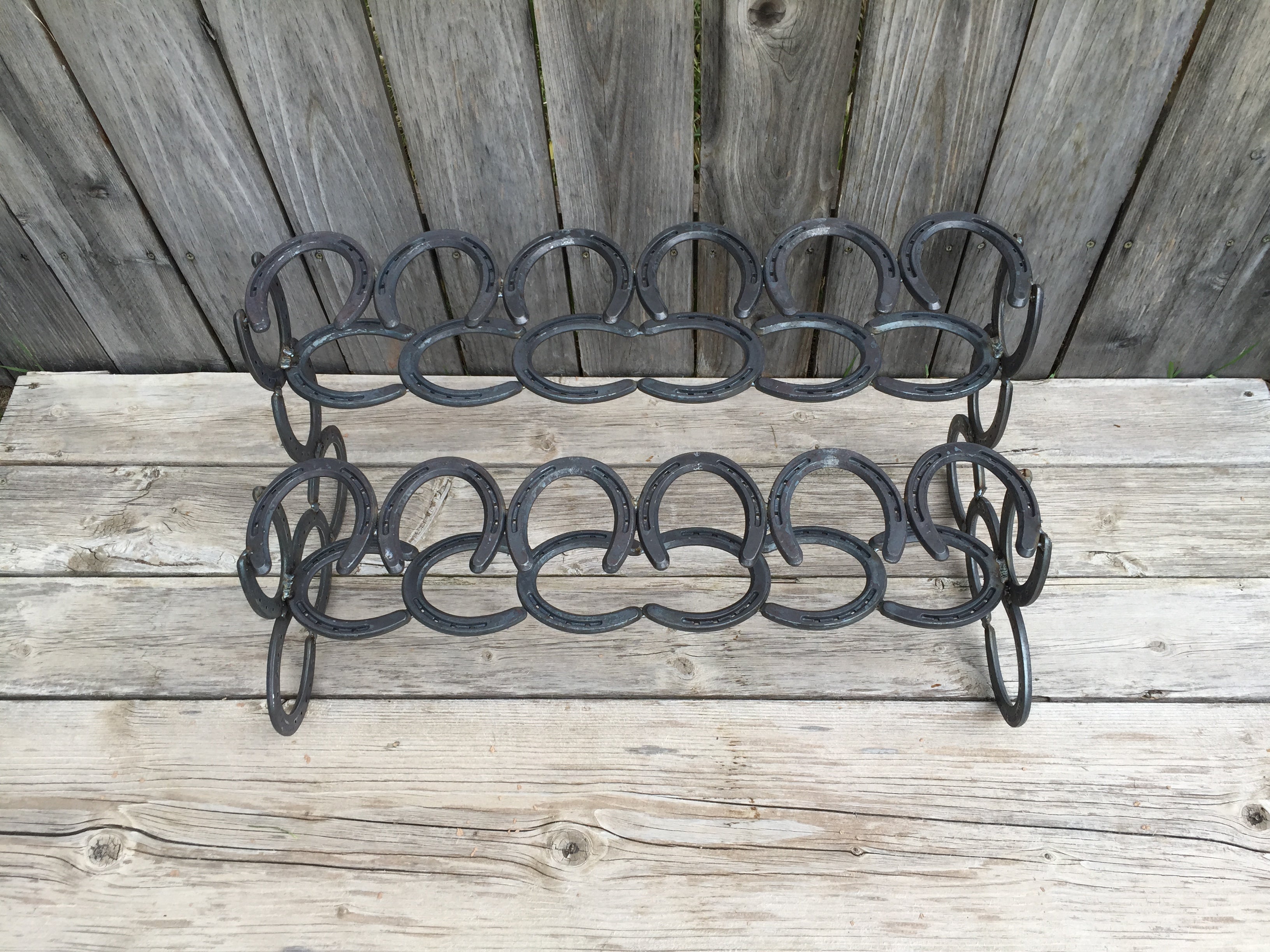 Horseshoe Boot Rack Boot Rack Six Pairs of Boots Horseshoe Art